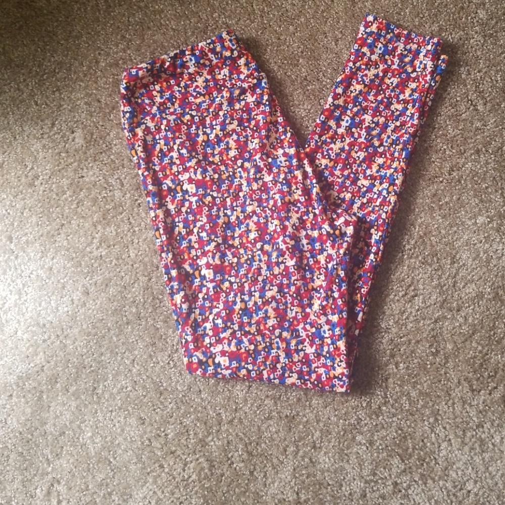 Lularoe soft multi color leggings
